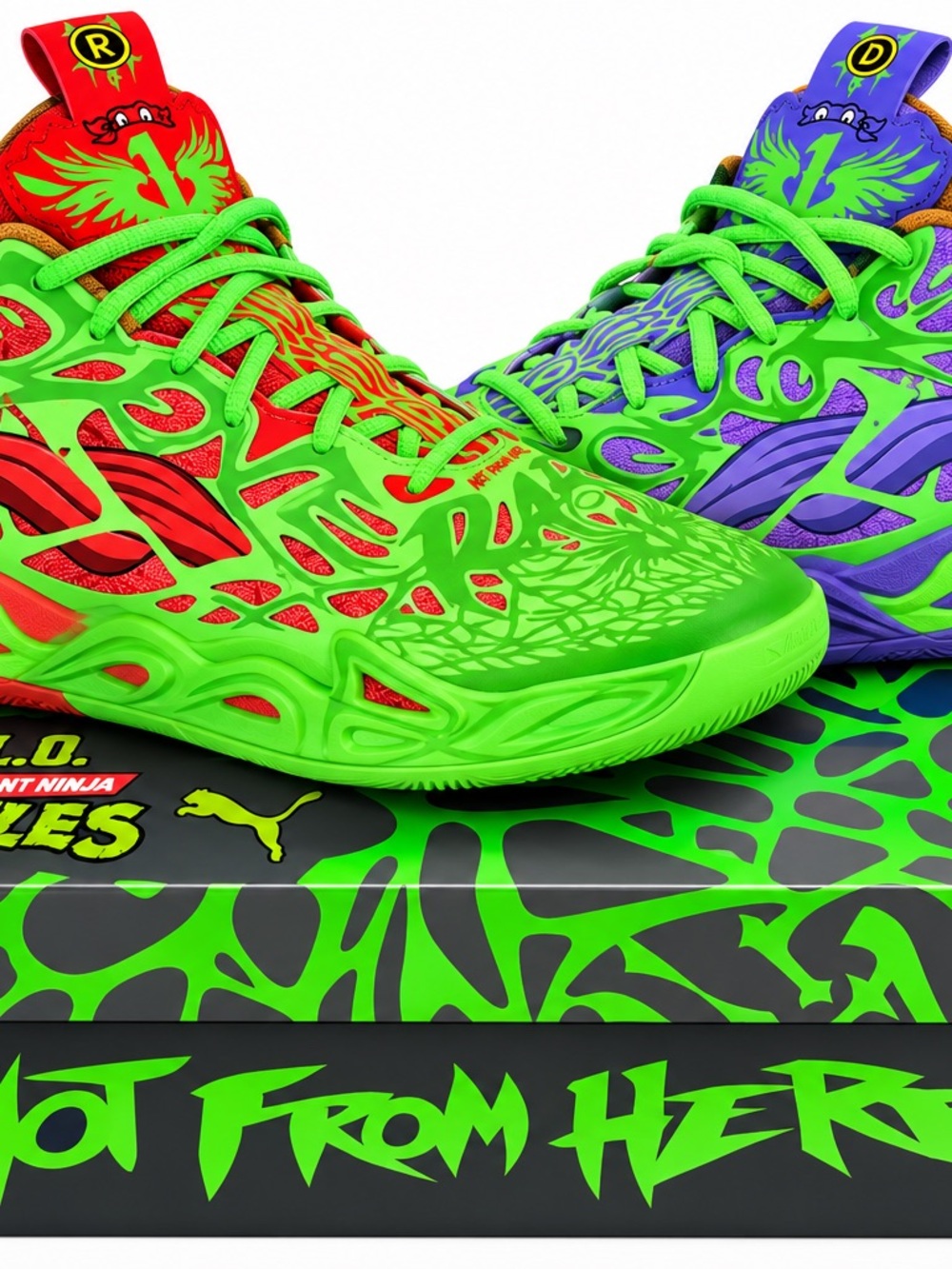 Puma TMNT LaMelo Ball Basketball Shoes